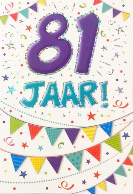 Kaart - That funny age - 81 jaar - AT1046-C
