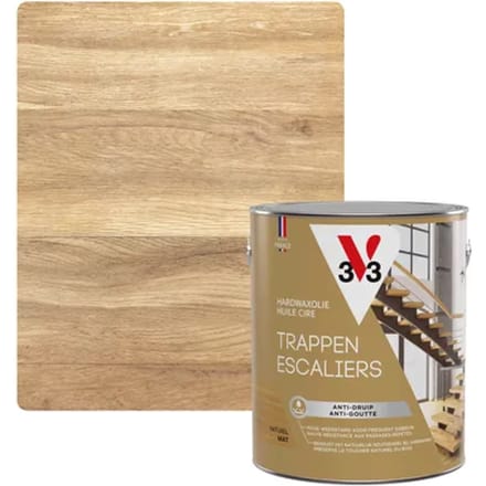 V33 Hardwaxolie Trappen Transparant Mat 2,5l