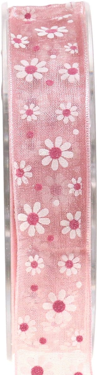Cadeaulint roze 20mm 20m