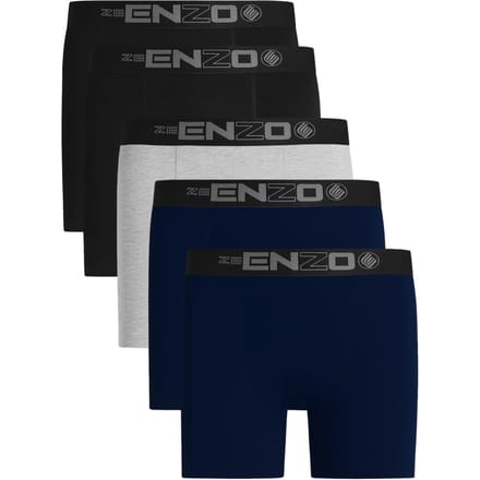 Enzo | 5-pack Heren Boxershorts Katoen Stretch Ondergoed