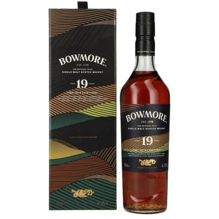 Bowmore 19 Years Old Pinot Noir Cask Finish Islay Single Malt 43% Vol. 0,7l in geschenkverpakking
