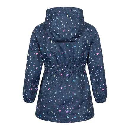 Mountain Warehouse Kinderen Dale Eenhoorn Lichtgewicht Waterdichte Jas (Navy)