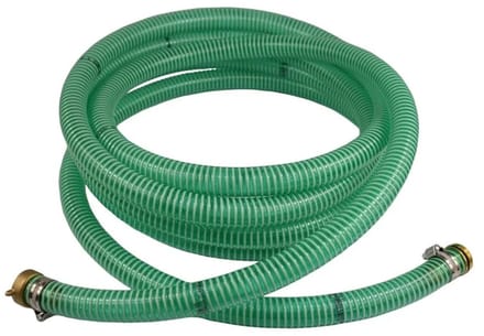 1"/25mm Zuig- + Drukslang met 1" AG Slangtule + 1" IG 2/3 Schroefverbinding 1m