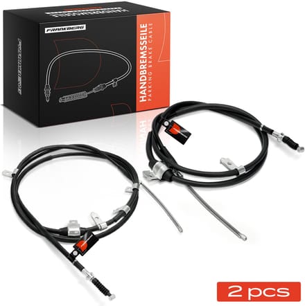 Frankberg 2x Kabel Handrem Achteras Beide Zijden voor Ford Ranger ET