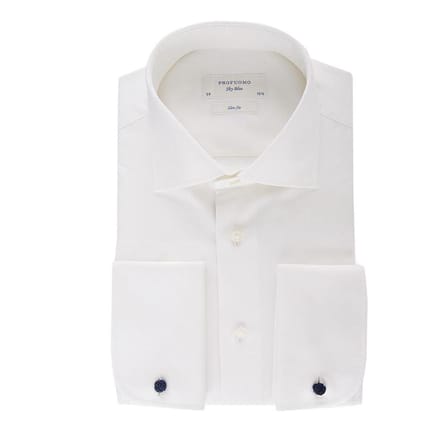 Profuomo Sky Blue Slim Fit Trouw Overhemd Heren
