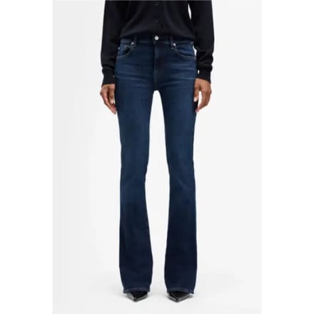 7 for all mankind MIDNIGHT FADE WITH EMBELLISHED SQUIGGLE Blauw 27