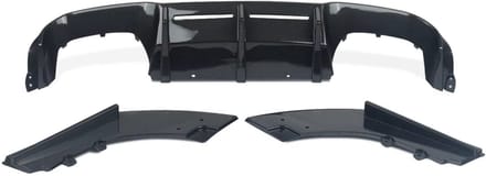 Diffuser Carbonflow - Achterdiffuser - Carbon Look - Voor BMW F87 M2/M2 Competition (2016-2020) - Performance Stijl