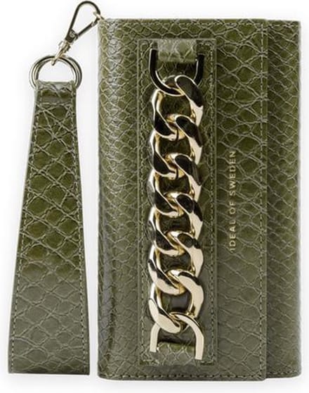 iDeal of Sweden Studio Clutch voor iPhone 12 Mini Green Snake