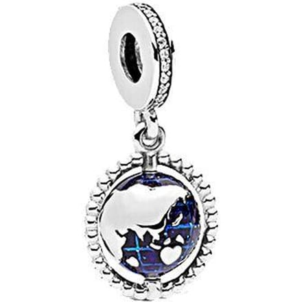 Pandora Moments Dames Bedel Zilver - Blauw