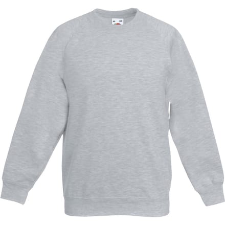 Fruit of the Loom Sweatshirt voor kinderen/Kinderen Premium Heather Set-in (Heide Grijs)