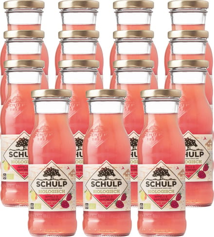 Schulp Appel And Aardbeiensap Biologisch Voordeelverpakking