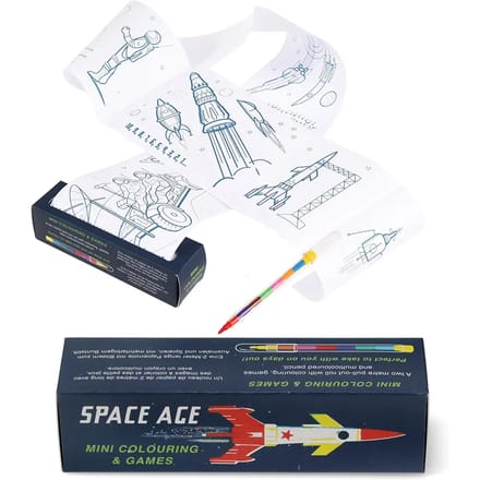 Mini-verbeeldingsspelletjes en kleuren voor kinderen Rex London Space Age