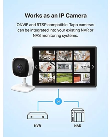 Smart Home Beveiligingscamera 1080p met Nachtzicht en Bewegingsdetectie