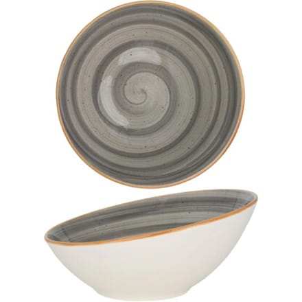 Bonna Serveerschaal - Aura Space - Porselein - 18 cm (450cc) - set van 2