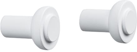 Zone Denmark Sensu Haak Dia 2,5 x 3 cm 2 stuks White
