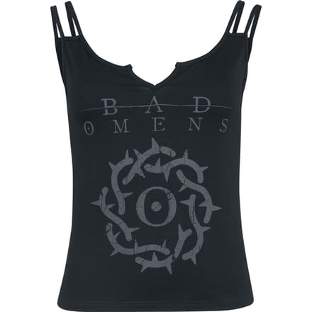 Bad Omens Top - Crown - S tot 4XL - voor Vrouwen - zwart