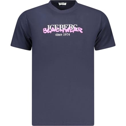 Ice Iceberg Beachwear Logo Marineblauw T-shirt