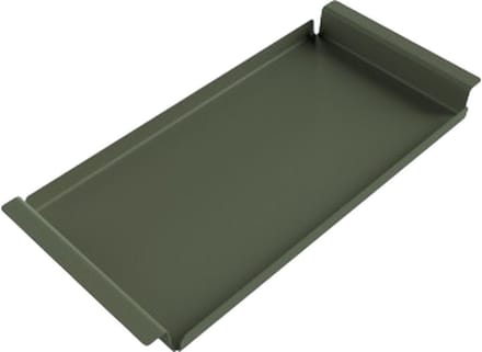 Steellish Dienblad Rechthoek - Tray - Aluminium - Legergroen - 61×29×5