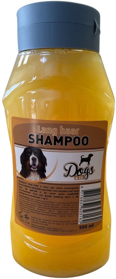 Hondenshampoo Lang Haar shampoo 500 ml