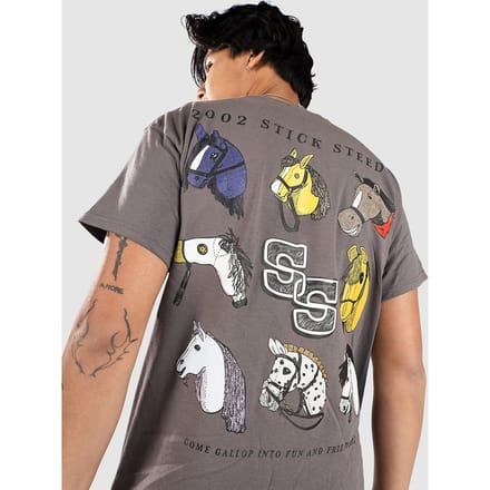 A.LAB Stick Steeds T-Shirt grijs