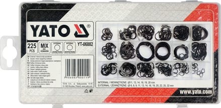 Seegerring/circlip set - 225-delig - Intern + extern