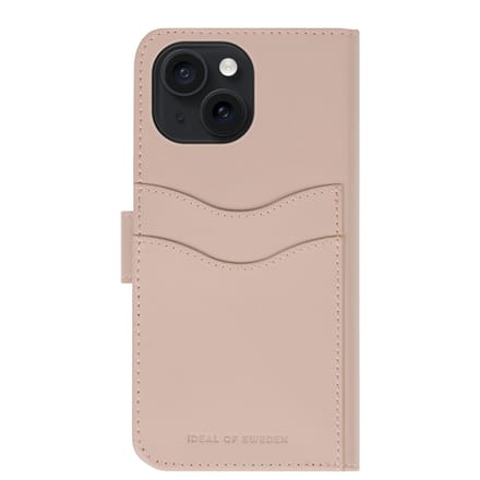 iDeal of Sweden Magnet Wallet+ Bookcase geschikt voor Apple iPhone 15 - Pink