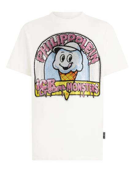 Round Neck T-Shirt Ice Cream Monsters