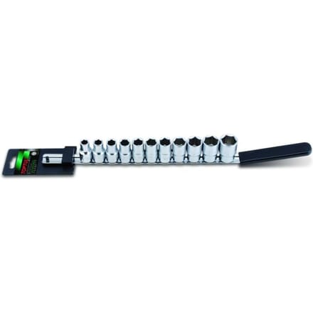 Zeskant doppenset TOPTUL 1/2 inch 6-kant (10-17, 19, 21, 22 mm)