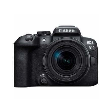 Canon EOS R10 + RF-S 18-150mm lens - Systeemcamera - 24.2 MP - Kantelbaar touchscreen - Met zoomlens