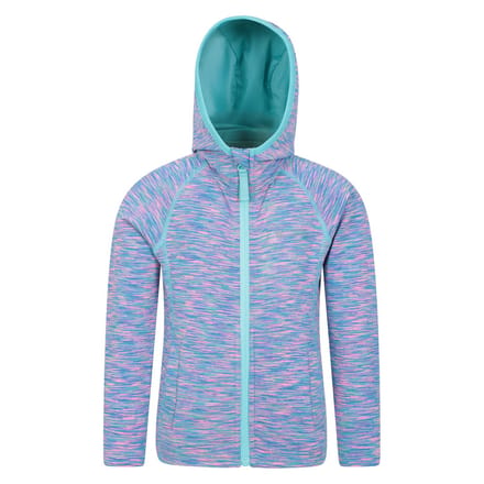 Mountain Warehouse Kinder/Kids Kayleigh II Stripe Full Zip Hoodie (Blauw)