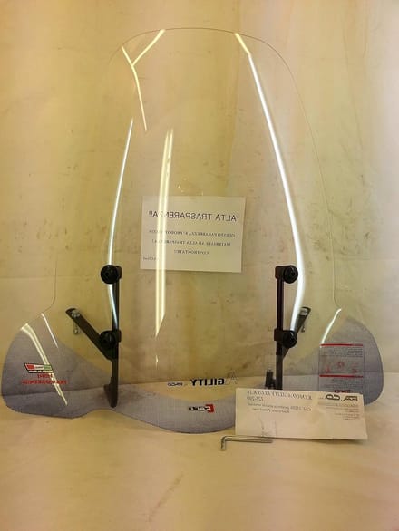Scooter Windscherm - Windbescherming Motor - Bescherming Tegen Wind - Specifieke Pasvorm - 1 Stuk - Zwart