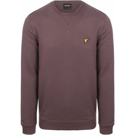 Lyle & Scott Sweat Crewneck Espresso - Maat S - Heren - Sweaters