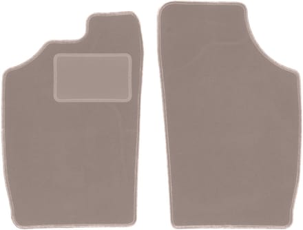 Beige veloursmatten voor: Daihatsu Cuore V hatchback (1997-2003)