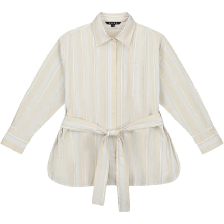 ØlÅf Stripe Tie Shirt Ls Blouses Blauw W200304