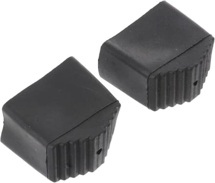 Vervangende Laddervoetjes - Ladderdoppen Rubber - Ladder Stabiliteit - Antislip Gestructureerd - 2 stuks 4cm - Zwart