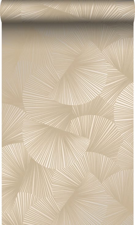 Origin Wallcoverings behang grafisch 3D motief beige bruin - 0.53 x 10.05 m - 348042