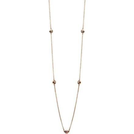 Casa Jewelry Collier Pom Grey - Rosé Verguld - 90 cm