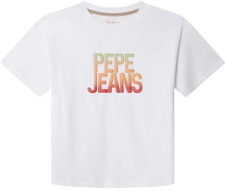 Pepe Jeans Sage T-shirt Met Korte Mouwen Wit 10 Years Jongen