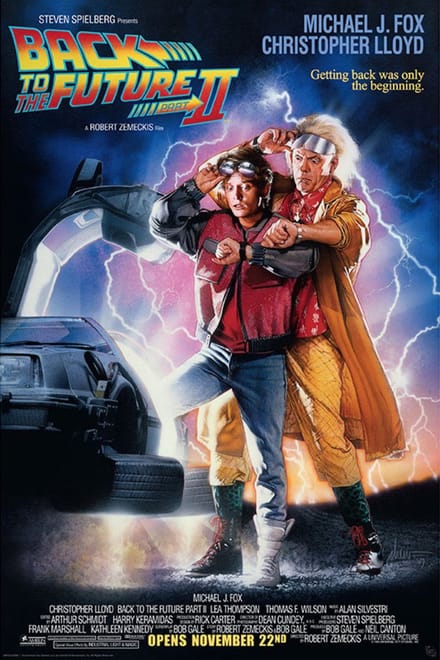 Back To The Future Movie Poster 2 Unisex Poster - Neutraal - Standard