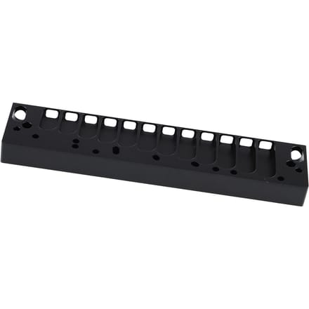 Mondharmonica Kam 12-Gats Chromatische Schaal Draagbaar Aluminiumlegering Instrumentaccessoire black