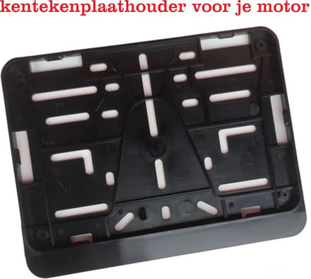 Kentekenplaathouder Motor ABS voor kentekenplaat 210x143mm Nederland