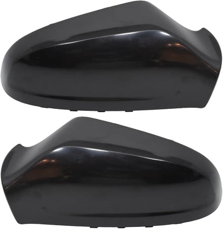 Spiegelkappen Set - Afdekking Behuizing - Auto Beschermen - Perfecte Pasvorm - Links Rechts - Zwart