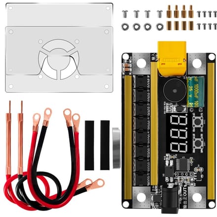 Tableau de commande de Machine à souder par points réglables, 99 vitesses de puissance, pour modèle de batterie au plomb with housing multicolore