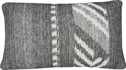 Mochica wool cushion black decostripe rectangle