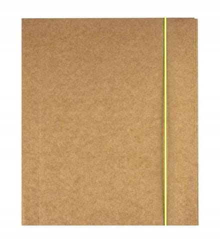 Kraftliner A4 Map met Elastiek - Natuurlijk - 1 Stuk