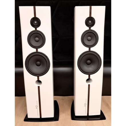 Acoustique Quality PASSION - Colonne de sol 3 voies sans compromis / Laque blanche, Acoustique Quality blanc