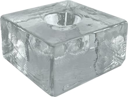 Scentchips® Vierkant Glas Helder kandelaar dinerkaars