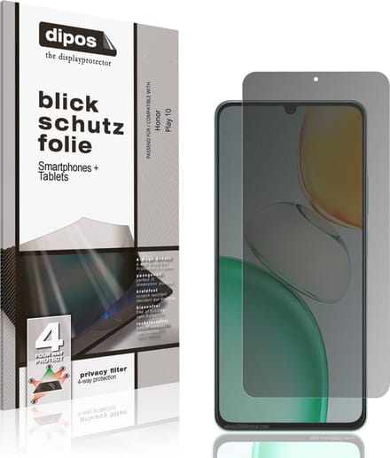 dipos – Matte Privacy Screenprotector geschikt voor Honor Play 10 | Anti-Spy Beschermfolie