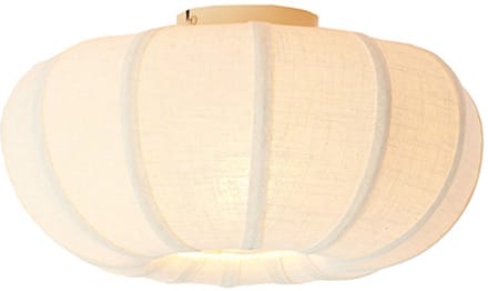 Plafonniere - crème - Zosia - metaal - E27 - 9209143 - Light & Living
