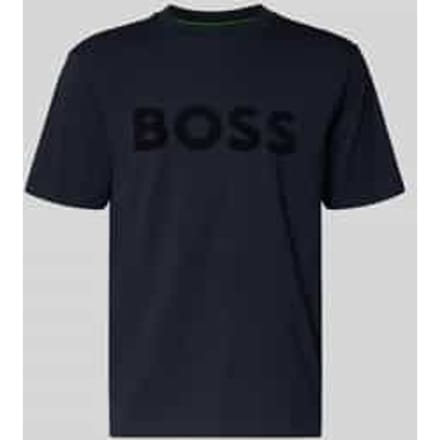 Regular fit T-shirt van katoenmix model 'ICONIC'